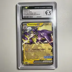 Toxtricity EX SVP 215 Illustration Contest 2024 Promo Pokemon CGC Graded - Image 1