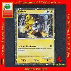 Raikou - Pokemon Karte TCG HGSS19 Black Star Promo Black Star Promo /U99 - Image 1