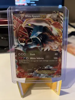 Pokemon TCG White Kyurem-EX Black and White Plasma Storm 96/135 Holo Rare NM - Image 1