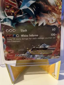 Pokemon TCG White Kyurem-EX Black and White Plasma Storm 96/135 Holo Rare NM - Image 3