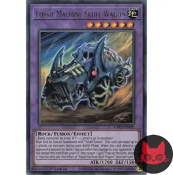 Yugioh Fossil Machine Skull Wagon GFP2-EN020 Ultra Rare 1st Edition NM - Image 1