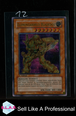 ELEMENTARHELD BLADEDGE YU-GI-OH EEN-DE007 1ST EDITION GERMAN - Image 1