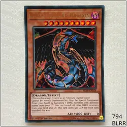 Rainbow Dark Dragon - BLRR-EN054 - Ultra Rare 1st Edition Yugioh - Image 1