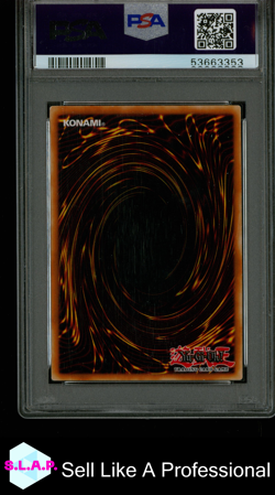 BLUE-EYES WHITE DRGN. DDS-DARK DUEL STO YU-GI-OH! PRM DUEL STORIE 2002 001 PSA 9 - Image 2