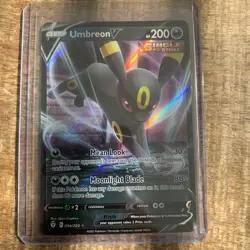 Pokemon Umbreon V Single Strike Holo Rare Card 094/203 - Image 2