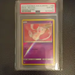 Hidden Fates Mew reverse foil Holo Card *GEM MINT PSA 10* - Image 1