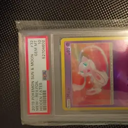 Hidden Fates Mew reverse foil Holo Card *GEM MINT PSA 10* - Image 2