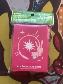 Pokemon Center Card Sleeves - Pink Mew - Japanese Import - 64 Count - Image 1