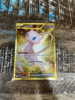 Pokemon Mew EX TCG 205/165 Scarlet & Violet Hyper Rare Card - Image 1