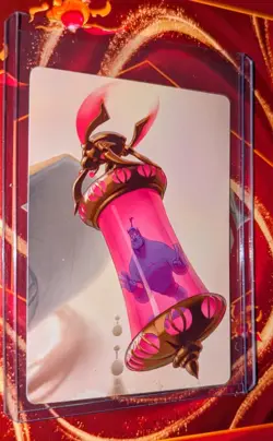 Genie Puzzle Piece Disney Lorcana Trading Card Game's Reign of Jafar Set. - Image 1