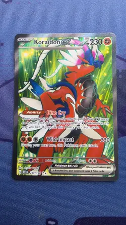 Pokemon Koraidon EX 231/198 Scarlet Violet Base Card Near Mint Condition - Image 1