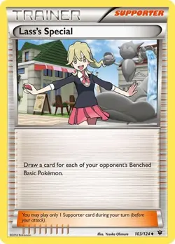 Lass's Special 103/124 Pokemon card XY Fates Collide uncommon NM - Image 1