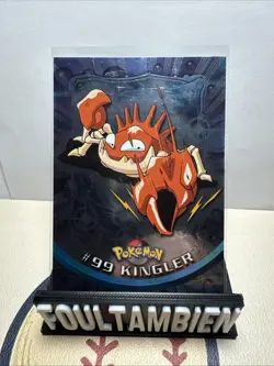 Topps Pokemon Tv Animation Kingler Foil Card - Image 1