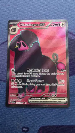 Pokemon TCG Oinkologne EX 234/198 Scarlet And Violet Full Art Secret Rare Card!! - Image 1