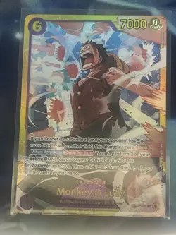 One Piece Card Game Monkey.D.Luffy Reprint EB02-061 SEC English prb 02 full art - Image 1