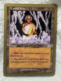MTG - Crystal Vein - 2000 Jon Finkel World Champ - NM - Free Shipping! - Image 1