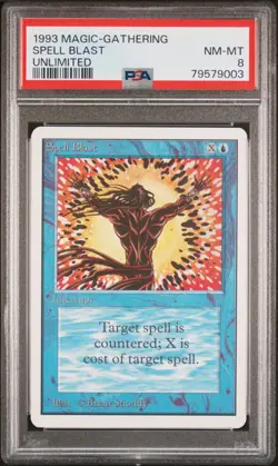 1993 MTG Spell Blast Unlimited Edition Regular - NM-MT 8 / POP 4 - Image 1