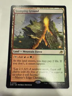 MTG Stomping Ground #0258 Rare Edge of Eternities (EOE) - Image 1