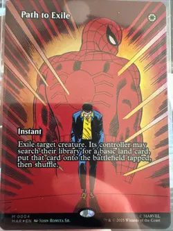 MTG Path to Exile - Borderless, English Marvel Eternal-Legal - Foil - Image 1