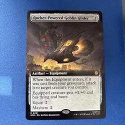 Rocket-Powered Goblin Glider (Extended Art) Marvel's Spider-Man Regular MTG - Image 1