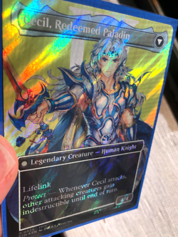 Final Fantasy MTG: Cecil, Dark Knight Borderless Surge Foil (Near Mint) - Image 5