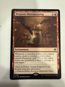 WEAPONS MANUFACTURING Magic MTG Edge of Eternities - Image 1