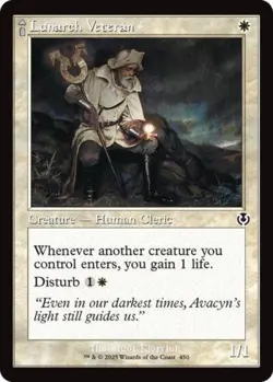Lunarch Veteran (Retro Frame) - Near Mint MTG Innistrad Remastered - Image 1