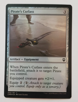 1x Pirate's Cutlass FOIL Commander Legends MTG Magic the Gathering NM - Image 1