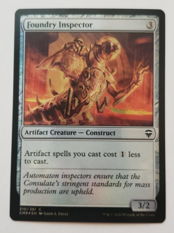 1x Foundry Inspector FOIL Commander Legends MTG Magic the Gathering NM - Image 1