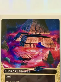 2025 MTG Edge Of Eternities #14 ELDRAZI TEMPLE Extend Art Borderless PACK FRESH - Image 2