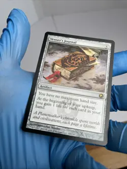 Venser's Journal - Scars of Mirrodin MTG Magic Condition Shown In Many Pictures - Image 3