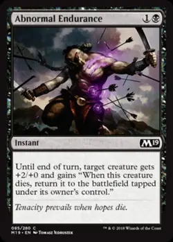 Abnormal Endurance - Near Mint MTG Magic 2019 Core Set - Image 1