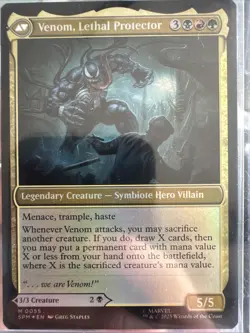 MTG Marvel Spider-Man, Eddie Brock / Venom, Lethal Protector - Foil - Image 1