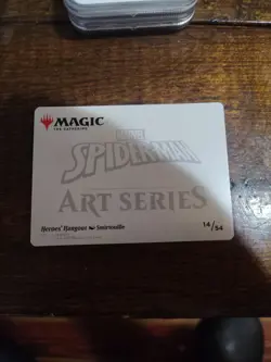 Heroes' Hangout Art Card 14/54 NM Art Series: Marvel's Spider-Man Regular MTG - Image 2