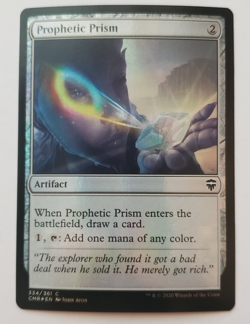 1x Prophetic Prism FOIL Commander Legends MTG Magic the Gathering NM - Image 1