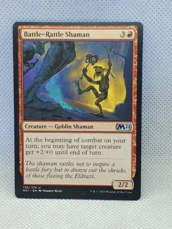 Battle-Rattle Shaman Core Set 2021 Mix Match Buy1 1Free MTG Uncommon F112 - Image 1
