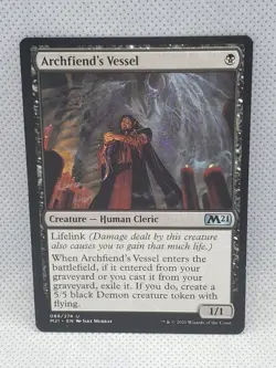 Archfiend's Vessel Core Set 2021 Mix Match Buy1 1Free MTG Uncommon F104 - Image 1