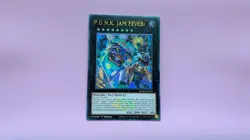 Yugioh P.U.N.K. JAM FEVER! BLMM-EN051 1st edition Emblazoned Ultra Rare - Image 1