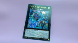 Yugioh P.U.N.K. JAM FEVER! BLMM-EN051 1st edition Emblazoned Ultra Rare - Image 2