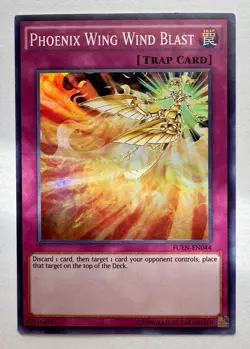Yugioh Phoenix Wing Wind Blast FUEN-EN044 Super Rare 1st Edition LP - Image 1