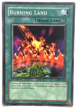 YuGiOh! - Burning Land - PSV-061 - 1st Edition - Common - Image 1