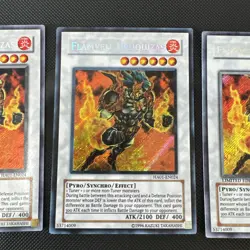 Yugioh Flamvell Uruquizas HA01-EN024 Secret Rare Limited Ed LP/NM (3) copies - Image 3