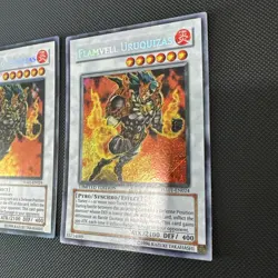 Yugioh Flamvell Uruquizas HA01-EN024 Secret Rare Limited Ed LP/NM (3) copies - Image 4