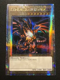 Yugioh Red-Eyes Black Dragon LC01-EN006 Quarter Century Rare Limited Edition - Image 1