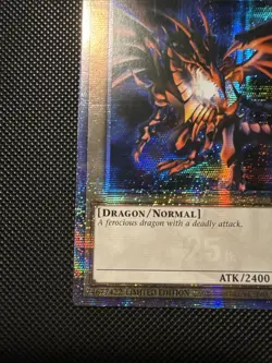 Yugioh Red-Eyes Black Dragon LC01-EN006 Quarter Century Rare Limited Edition - Image 5
