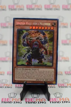 Yugioh! Sengenjin Wakes from a Millennium MP25-EN077 Prismatic Secret Rare - Image 1