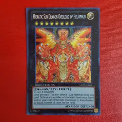 Yugioh Hieratic Sun Dragon Overlord Of Heliopolis CT09-EN004 Limited Edition - Image 1