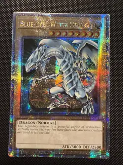Yugioh Blue-Eyes White Dragon LC01-EN004 Quarter Century Secret Limited Ed - Image 1