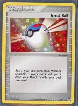 Pokemon Cards - Great Ball 92/112 Fire Red Leaf Green - eBay Live Sun 5th 6:30pm - Image 1