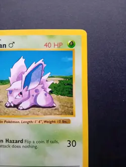 Pokemon Cards: Base Set 1st Edition Common: Nidoran M 55/102 - Image 3